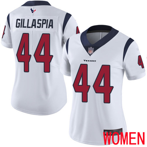 Houston Texans Limited White Women Cullen Gillaspia Road Jersey NFL Football #44 Vapor Untouchable